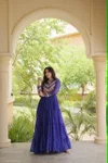 Ka 1271 Georgette Bandhani Print Work Navratri Gown Collection